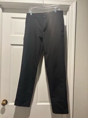 Banana Republic Men's Black Straight-Leg Pants